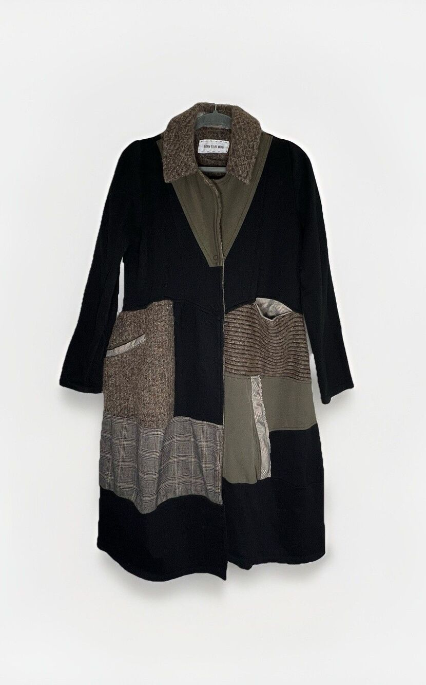 Giovanna Guglielmi ~Born To Be Wild Patchwork Wool Blend Coat – Artisan Boutique
